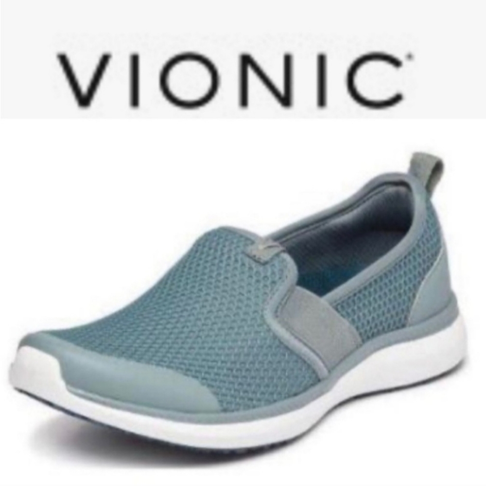 VIONIC Julianna‎ Sneaker Green Mesh 6